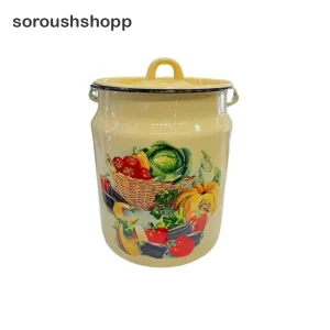 دبه روغن لعابی طرح کدو